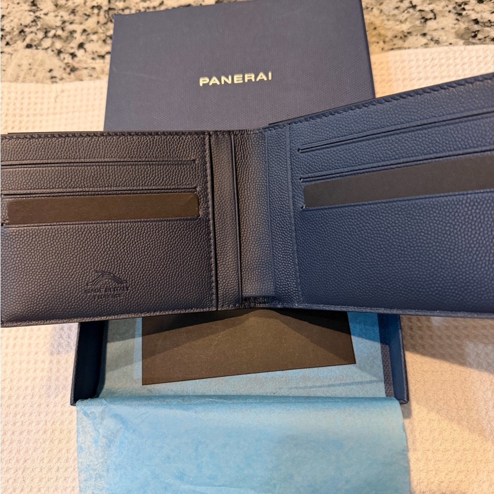Panerai Navy Leather Card Holder